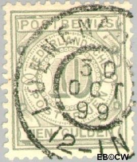 Nederland NL PW7 1884 Gebruik op postbewijsformulieren Gebruikt 1000