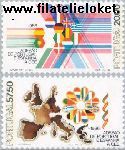 POR 1677#1678 Postfris 1986 Toetreding Portugal en Spanje tot EU