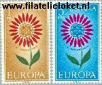 SPA 1501#1502 Postfris 1964 C.E.P.T.- Bloem