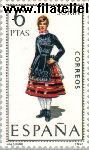 SPA 1881# Postfris 1970 Klederdrachten