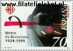SPA 3463# Postfris 1999 Metro in Barcelona