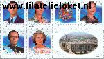 SPA 3695#3701 Postfris 2001 Koning Juan Carlos I- Regeringsjubileum