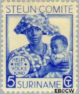 Suriname SU 148 1931 Steuncomité Gebruikt 5+3
