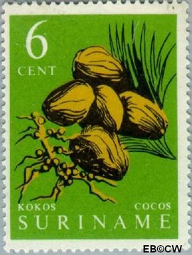 Suriname SU 359 1961 Inheemse vruchten Gebruikt 6