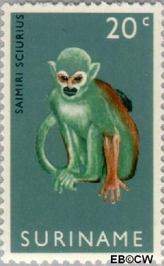 Suriname SU 517 1969 Ingebruikstelling dierentuin Gebruikt 20