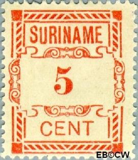 Suriname SU 67 1912 Hulpuitgifte Gebruikt 5