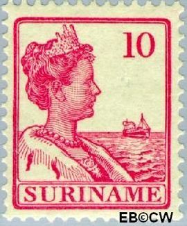 Suriname SU 87 1915 Scheepjes-type Gebruikt 10