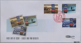 Aruba AR E154 2010 Einde Tweede wereldoorlog FDC zonder adres