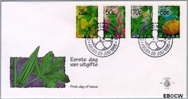 Aruba AR E58 1995 Arubaanse vruchten FDC zonder adres