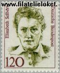 Bundesrepublik BRD 1338#  1987 Bekende vrouwen  Postfris