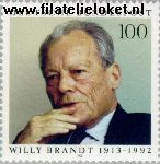 Bundesrepublik BRD 1706#  1993 Brandt, Willy  Postfris