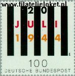 Bundesrepublik BRD 1741#  1994 Aanslag op Hitler  Postfris