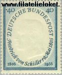 Bundesrepublik BRD 210#  1955 Schiller, Friedrich von  Postfris