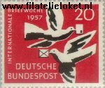 Bundesrepublik BRD 276#  1957 Internationale brievenweek  Postfris