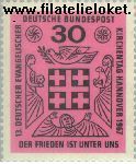 Bundesrepublik BRD 536#  1967 Evangelische kerkendag  Postfris