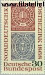 Bundesrepublik BRD 569#  1968 Norddeutschen Postbezirk  Postfris