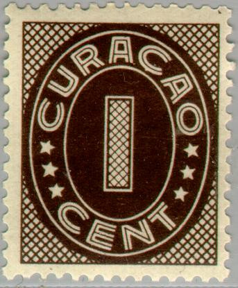 Curaçao CU 121 1936 Type 'Vossen' 1 Ongebruikt