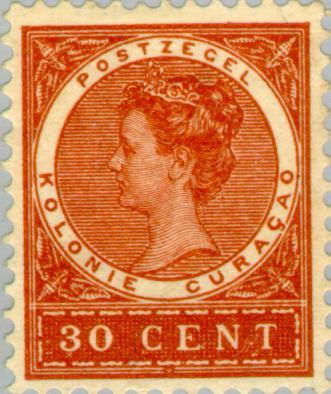Curaçao CU -40 1903 Type 'Veth' 30 Gebruikt