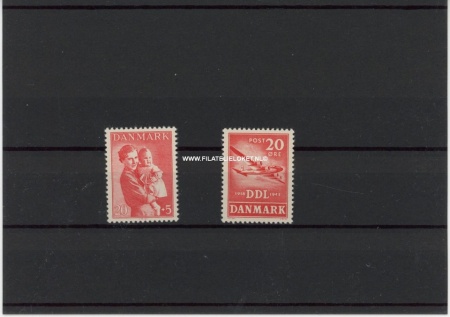 Denemarken DEN1943 Complete jaargang Denemarken 1943 Postfris