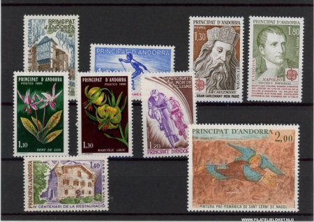 Frans Andorra ANF1980 Complete jaargang Frans Andorra 1980 Postfris