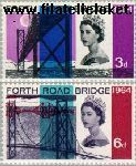 Groot-Brittannië grb 382#383  1964 Forth Road Bridge  Postfris