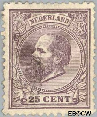 Nederland NL 0026 1872 Koning Willem III- 5e emissie Gebruikt 25