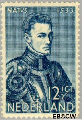 Nederland NL 0255 1933 Prins Willem I Ongebruikt 12½
