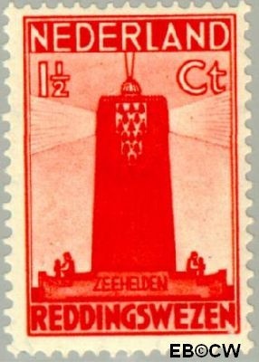 Nederland NL 0257 1933 Zeemanszegels Gebruikt 1½+1½