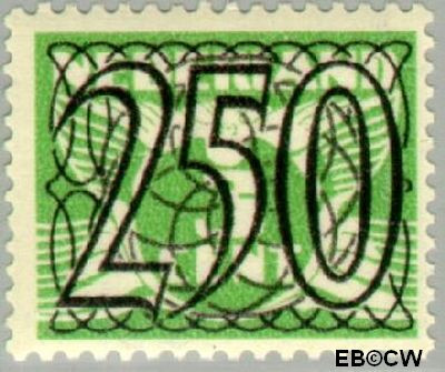 Nederland NL 0372 1940 Cijfer type 'Guilloche' of ' tralie' Ongebruikt 250