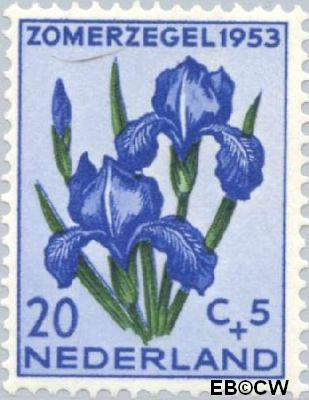 Nederland NL 0606 1953 Bloemen Gebruikt 20+5