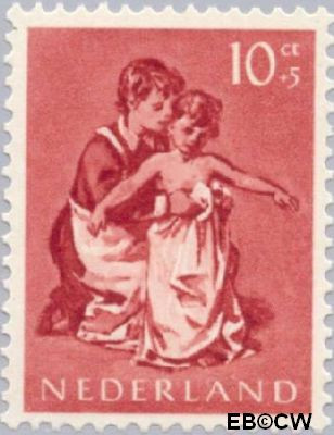 Nederland NL 0652 1954 Opvoeding en leren Ongebruikt 10+5