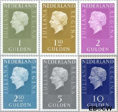 Nederland NL 0952b#959b 1981 Koningin Juliana- Type 'Regina' Postfris