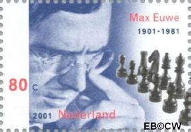 Nederland NL 1969b 2001 Euwe, Max Gebruikt 80
