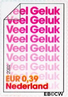 Nederland NL 2051 2002 Felicitatie- zegels Gebruikt 39