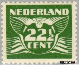 Nederland NL 387 1941 Vliegende Duif Gebruikt 22½