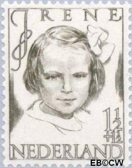 Nederland NL 454 1946 Prinsessen Gebruikt 1½+1½