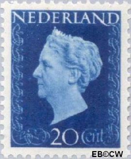 Nederland NL 481 1947 Koningin Wilhelmina- Type 'Hartz' Gebruikt 20