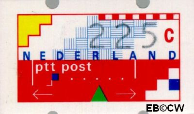 Nederland NL ATM21 1989 Opgedrukte waarde Gebruikt 225