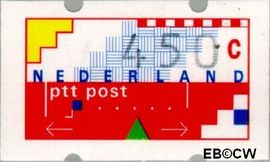 Nederland NL ATM27 1989 Opgedrukte waarde Postfris 450
