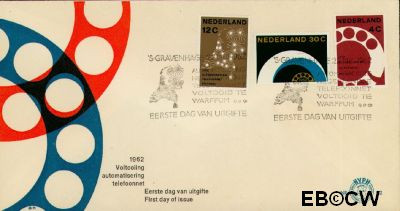 Nederland NL E052 1962 Automatisering telefoonnet FDC zonder adres
