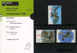 Nederland NL M140 1995 Roofvogels Postfris