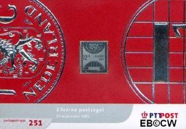 Nederland NL M251 2001 Zilveren verrassingszegel Postfris
