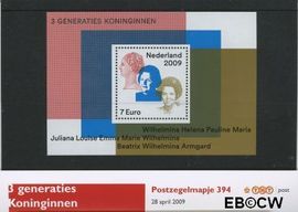 Nederland NL M394 2009 3 generaties Koninginnen Postfris