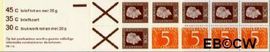 Nederland NL PB17a 1974 6x30 Juliana Regina, 4x5 cijfer v. Krimpen Postfris