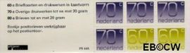 Nederland NL PB44a 1991 2x60, 4x70 cijfer Crouwel Postfris