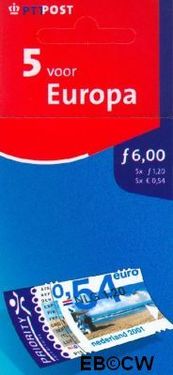 Nederland NL PB69 2001 Eurozegels Postfris