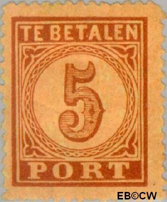 Nederland NL PT1 1870 Portzegel Gebruikt 5