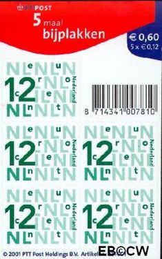 Nederland NL V2035 2002 Bijplakzegels Postfris 12
