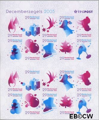 Nederland NL V2371-2380 2005 Decemberzegels- kerst en nieuwjaarsvoorstellingen Gebruikt