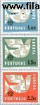 POR 948#950 Postfris 1963 C.E.P.T.- Vogel in vlucht